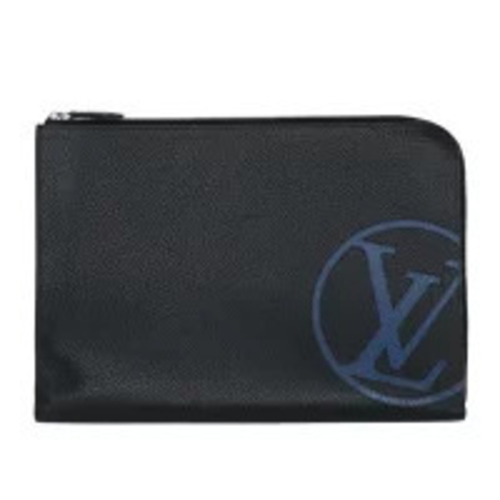 Louis Vuitton Pochette Jour Pouch Leather Blue